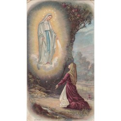 Santino Santa Lega n. 102 Madonna Miracolosa di Lourdes